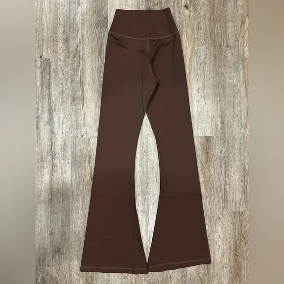 Esoft Brown Women's Flare Leggings Size XS - Picture 4 of 7